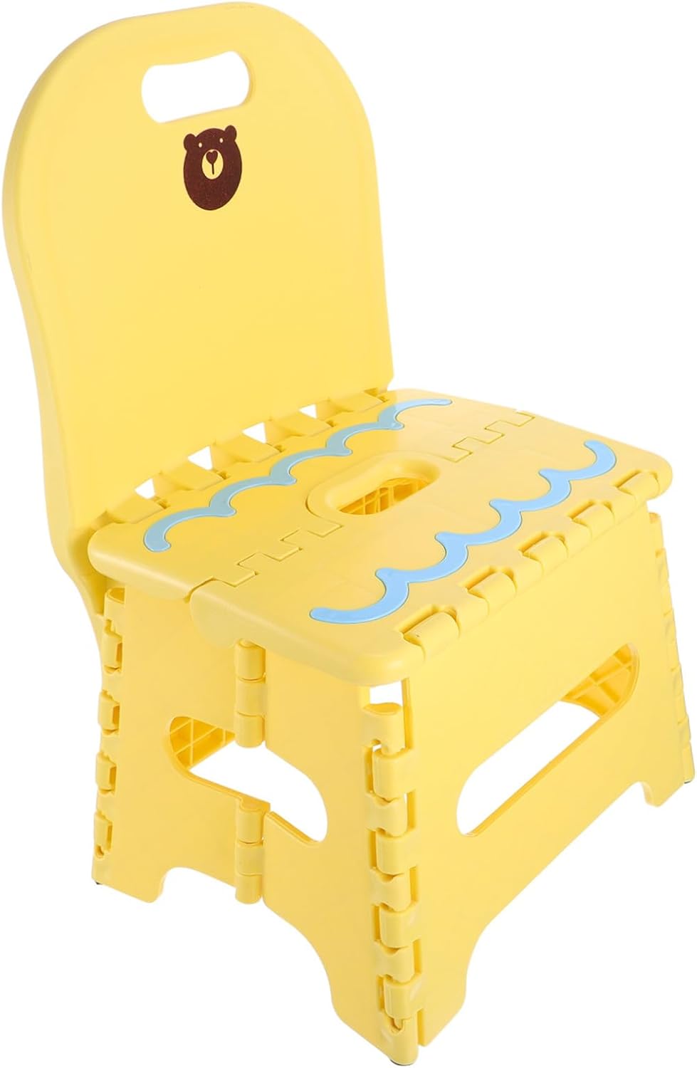 ABOOFAN Creative Chair with Backrest Lightweight Portable Stool for Bathroom Kitchen and Outdoor Use Cartoon Design for Comfort and Safety