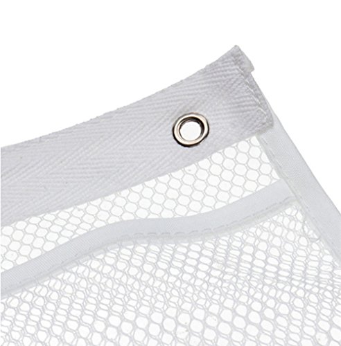 Alyer 6 Storage Pockets Hanging Mesh Shower Caddy,Space Saving Bathroom Accessories And Quick Dry Bath Organizer,White #TOP5