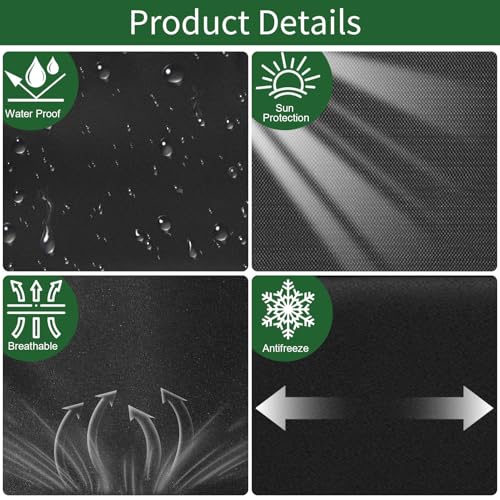 Image of Heavy Duty Compact Air Fryer Dust Cover for COSORI 5QT Air Fryer Pro,13.78 inchD x9.84 inchW x11.61 inchH, 600D nylon w /12m Foil Lining, Heat-Resistant Waterproof Oil-Proof