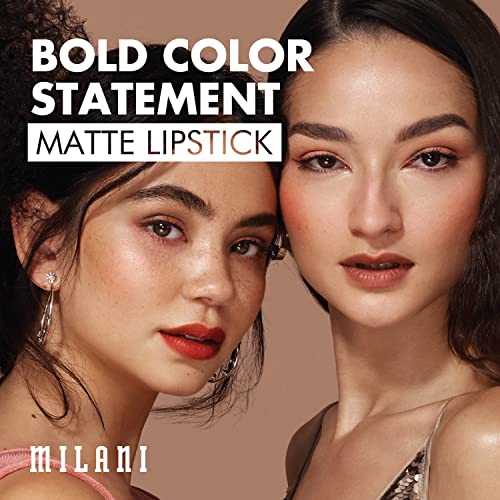 Milani Bold Color Statement Matte Lipstick - I Am Fierce (0.14 Ounce) Vegan, Cruelty-Free Bold Color Lipstick With A Full Matte Finish #TOP2