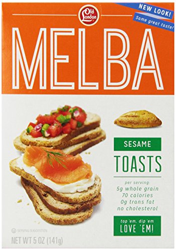 Old London Melba Toasts, Sesame (Pack of 12)