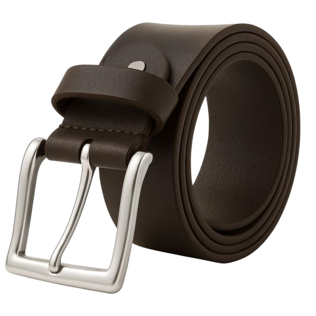 Woodland Leathersmens Belts Genuine Leather Belt In Brown Black