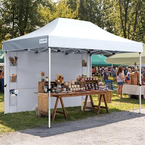 Quictent 10x15 Heavy Duty Pop Up Canopy Tent Commercial Easy up Portable Waterproof Shelter with Roller Bag for Outdoor Wedding Party Events Markets Gazebos