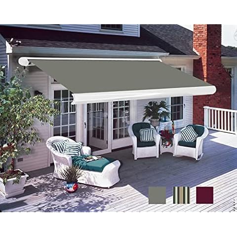 Green Bay 3.5x2.5M Electric Awning with Remote Cover