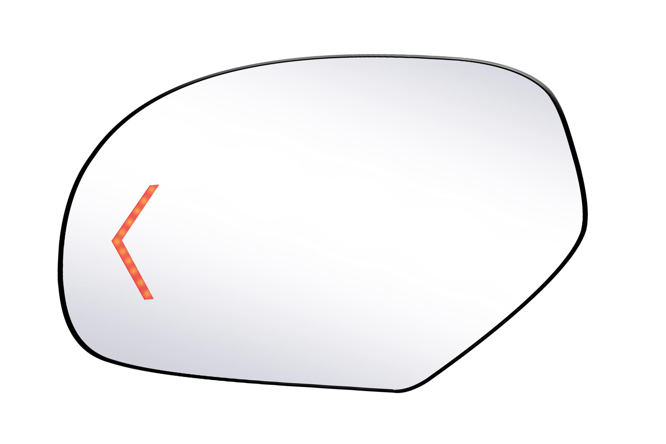 Tootai Driver Side Replacement Mirror Glass - compatible with CHEVY vehicles - 09 10 11 12 13 Silverado 1500, Suburban 1500, Tahoe Hybrid - w/o Auto Dimming, LH, 25829662