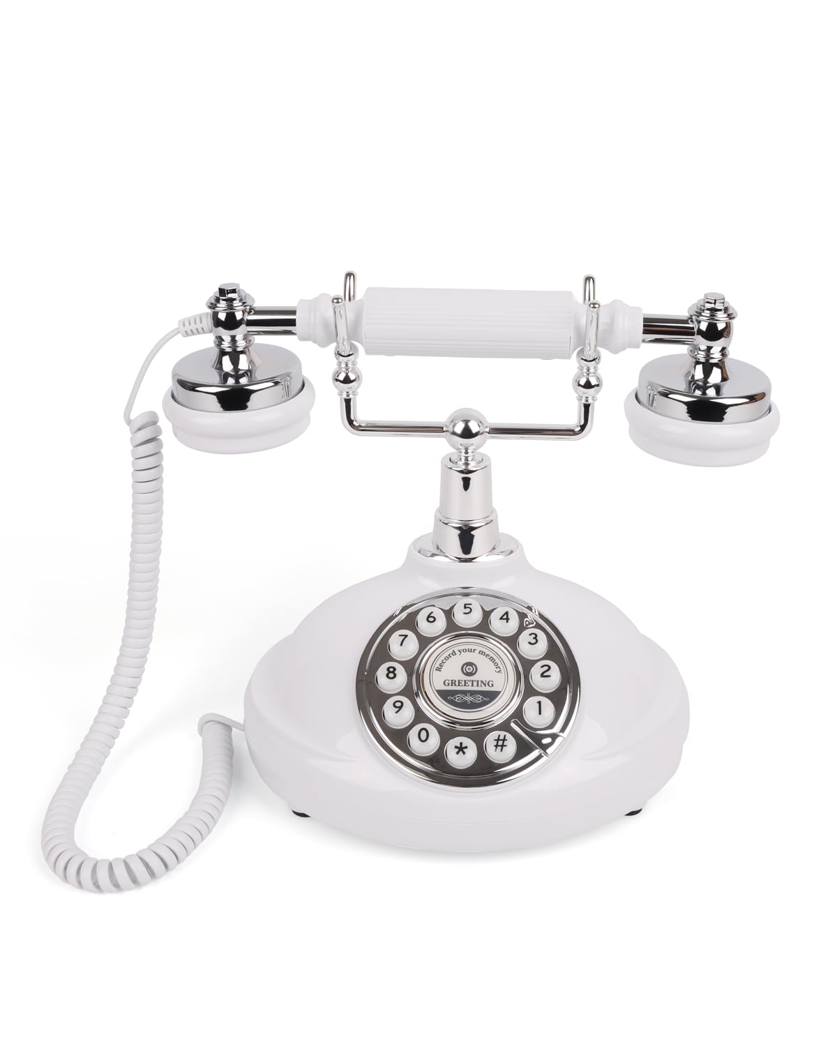 Livre d'or Audio de Mariage, Téléphone Livre d'or Enregistrable Personnalisé, Livre d'or Audio Vintage Alternatif pour Mariage, Baby Shower, Bridal Shower, Fête d'Anniversaire, Remise des