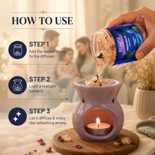 Image of Nytarra Mosquito Repellent Herbal Blend | DEET Free Plant Based Mosquito Defense for Home | Refreshing Herbal Aroma | Long Lasting Fragrance | Protective Shield Against Mosquitoes | Up to 4-6 Hours