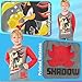 Sonic The Hedgehog Shadow Boys Pajama Set, Cozy Loungewear, Soft PJs Sleepwear - Gaming Gifts for Boys (Red/Grey Shadow, 6-7 Years)