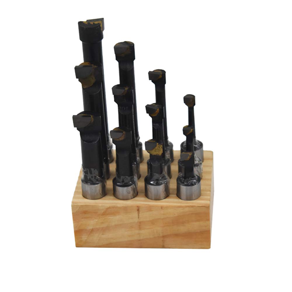 Carbide Boring Bar Set - 12 Pieces for Metal Drilling -4
