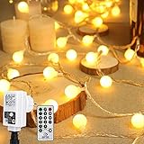 【Cree una Atmósfera Romántica】El enchufe de luces de hadas tiene un voltaje y una potencia de funcionamiento bajos, certificado CE. Las emiten un hermoso brillo para crear una vista nocturna increíble. En la noche oscura, proporcione muchas luces románticas para aliviar su ansiedad. Perfectas para la decoración de Navidad, en patio, balcón, habitación, cocina, salón de estar, fiesta de cumpleaños, celebración entre familiares y amigos.