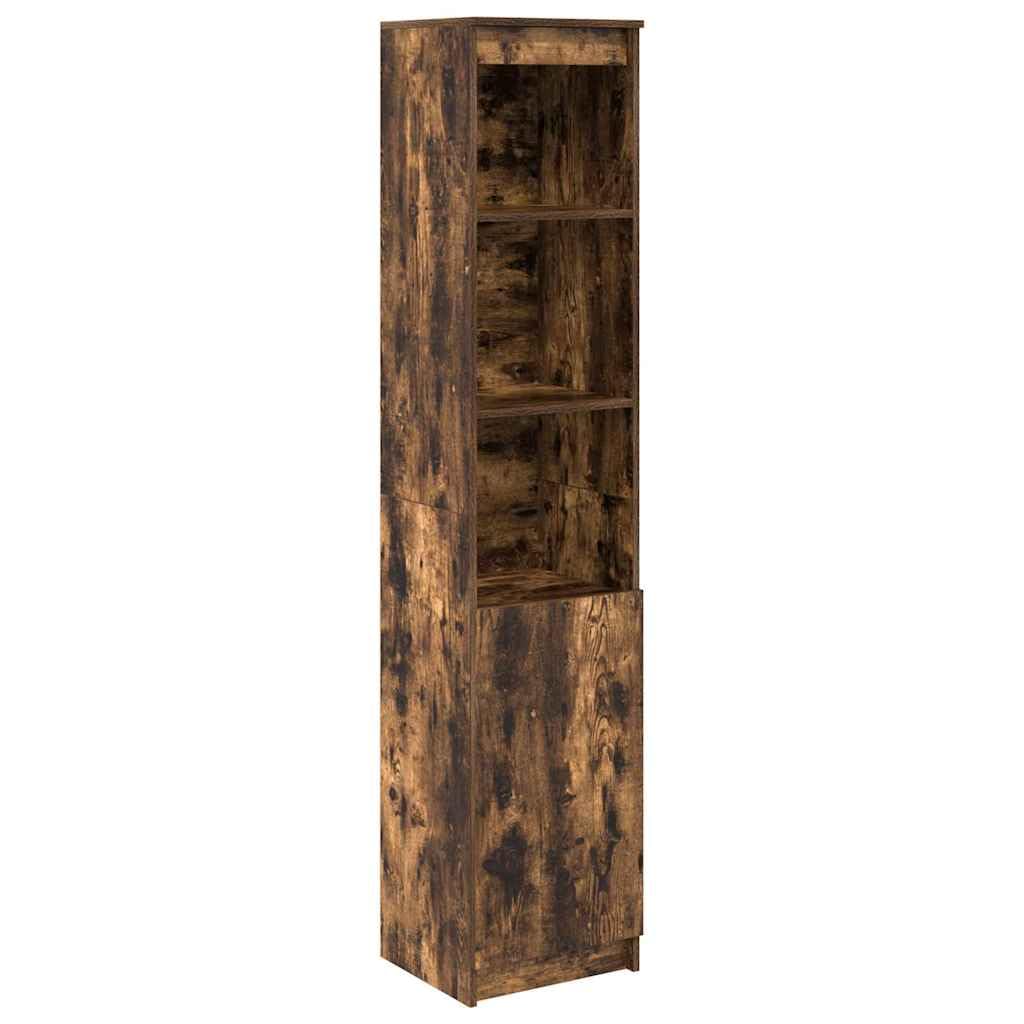 SYDE Buffet haut chêne fumé 37,5 x 35 x 180 cm bois ingénierie
