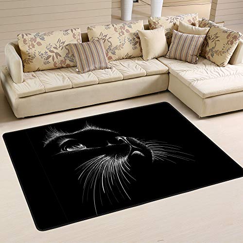 Tapis chat en microfibre corail de qualité supérieure salon - 2