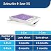 PetSafe ScoopFree Disposable Crystal Cat Litter Tray - Easy Cleaning Box - Refill Tray for Electric Litter Box - Lavender Scent - 4.3 lb Bags - 6 Pack
