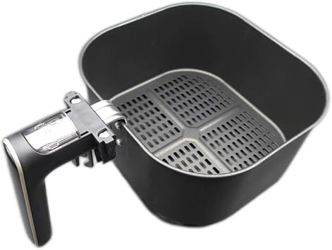 Air Fryer Oil Pan for Philips HD9200 HD9252 HD9255 Air Fryer Baking Basket Fryer Handle Grill Parts Deep Fryer Parts AccessoriesBlack