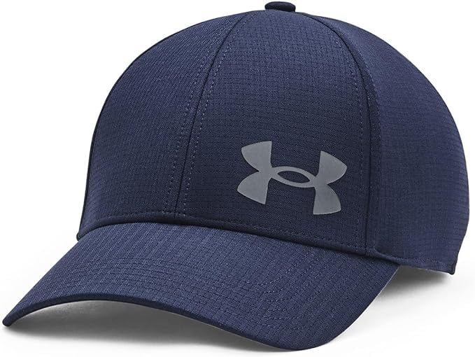 Under Armour Iso-chill ArmourVent Herren-Baseballkappe, (410) Midnight Navy/Pitch Gray, L/XL