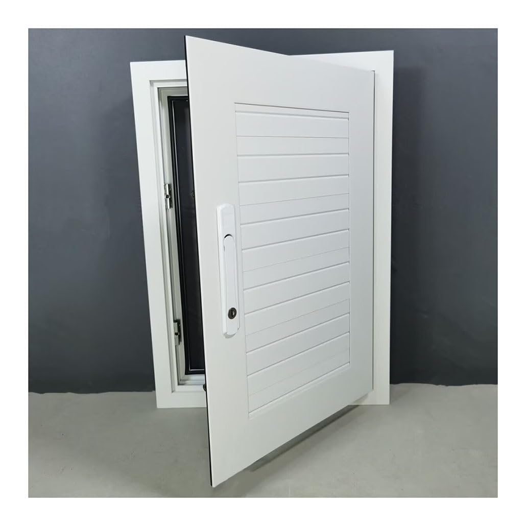IvyLoutish 14-30" Access Panel for Drywall Plumbing Electrical, Universal Wall Hole Cover Access Doors, Crawl Space Service Shaft Door Panel for Home Garage Basement Attic(White Hole,20x32in/51x81cm)