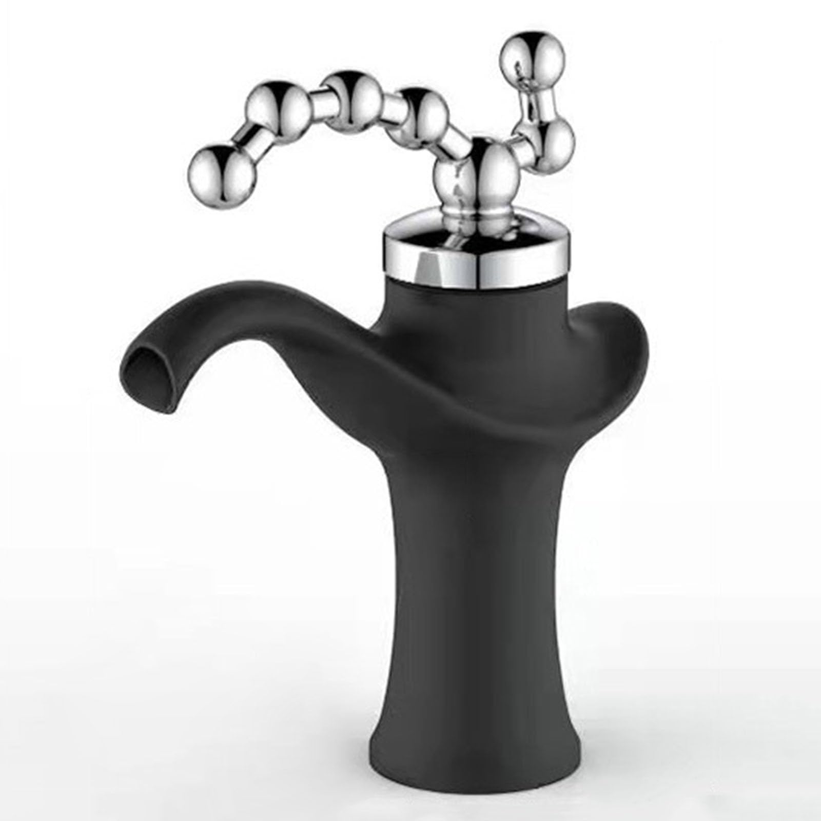 Robinetterie cascade de salle de bain bicolore, mitigeur de lavabo pour rénovation