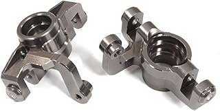 C31339GREY Billet Machined Steering Knuckles for Losi 1/10 Lasernut U4 4WD Brushless RTR