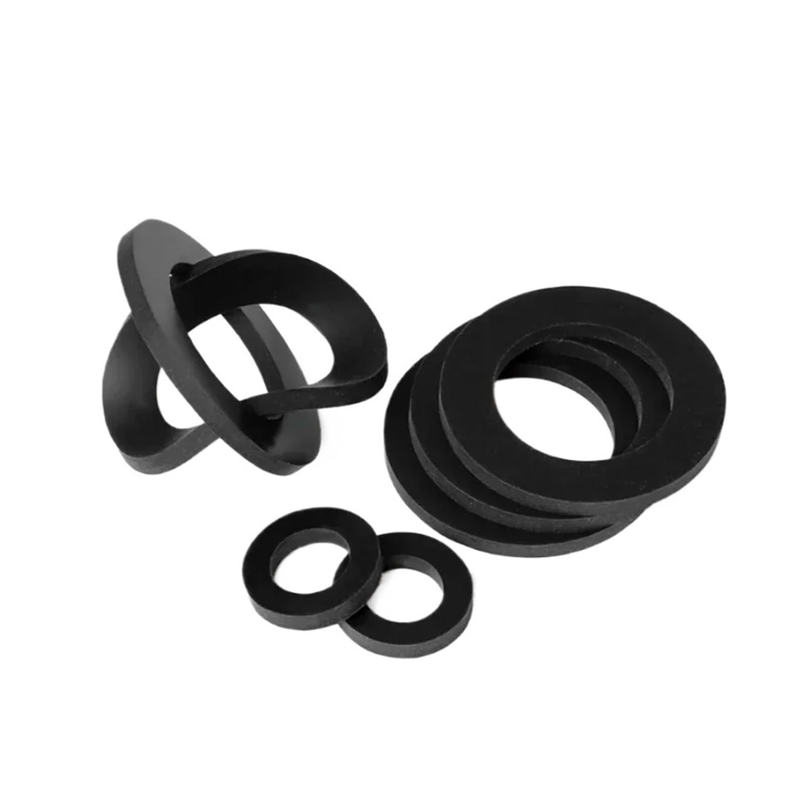 2-42mm Arandela plana NBR negra junta