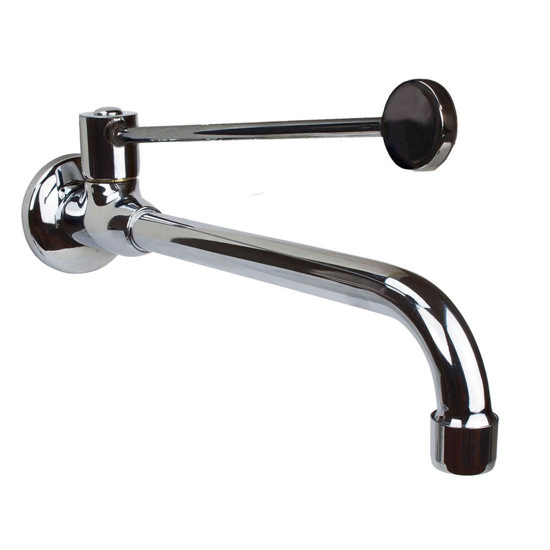 Grifo Medical pared Caño Fijo. Ideal para uso en entornos de sanidad con accionamiento mediante palanca larga