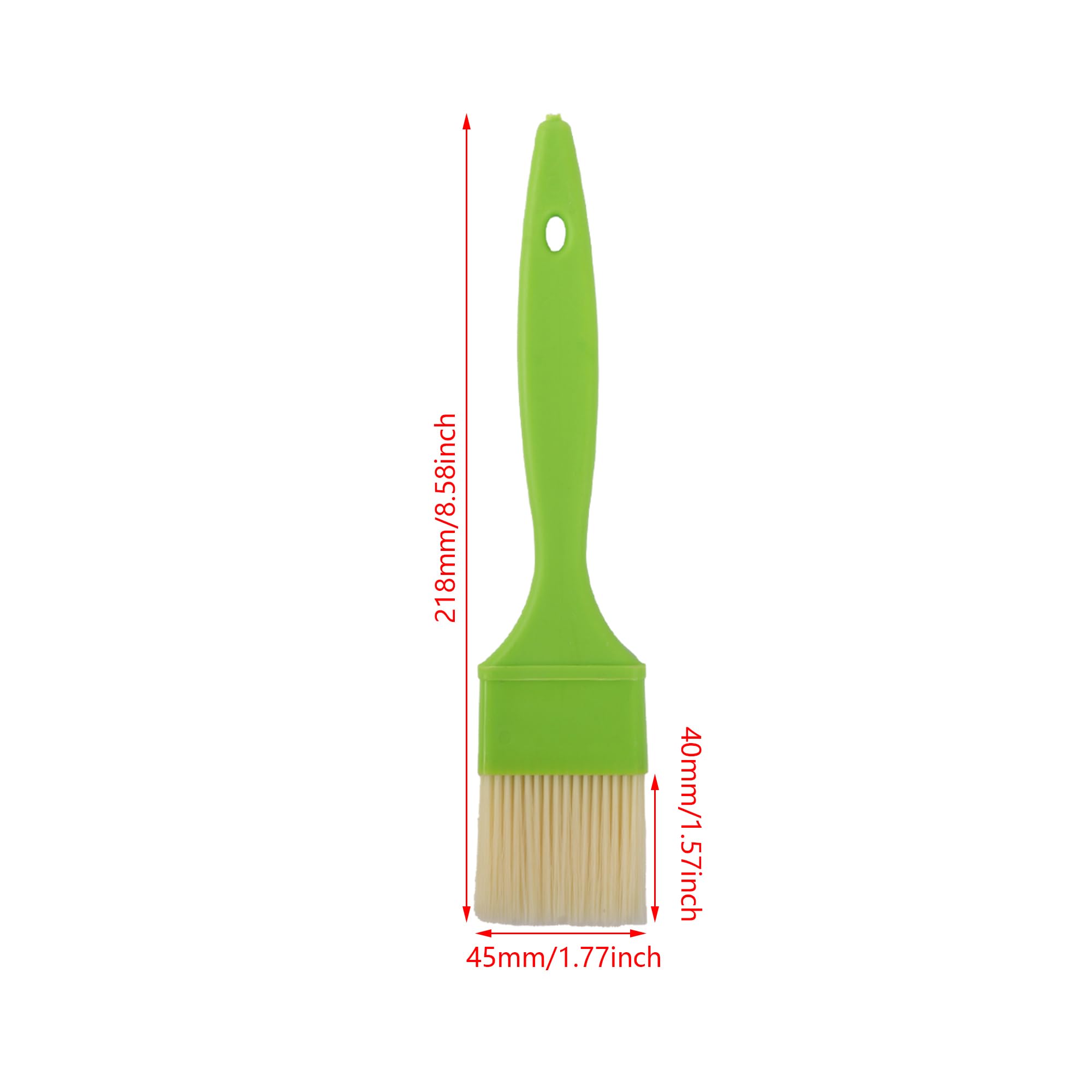 25 pinceles de pintura de 2 pulgadas para pintores profesionales con mango de plástico verde