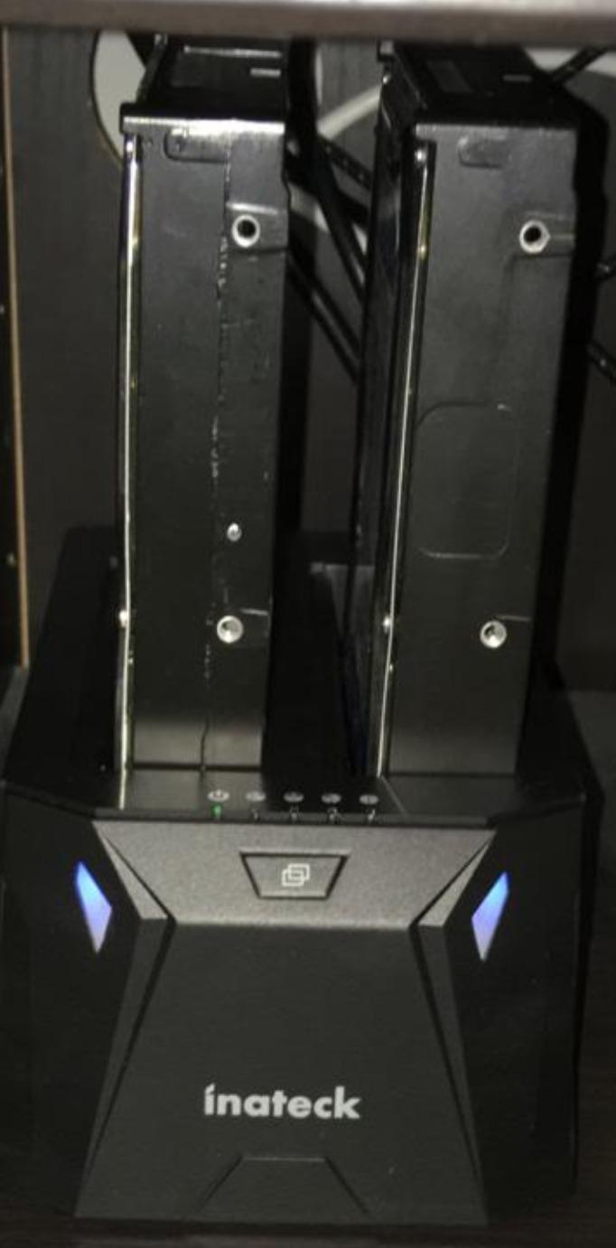 Inateck Usb 3.0 Zu Sata Iii Dualschacht Festplatten Dockingstation Inateck USB 3.0 zu SATA Dualschacht Festplatten-Dockingstation für 2,5