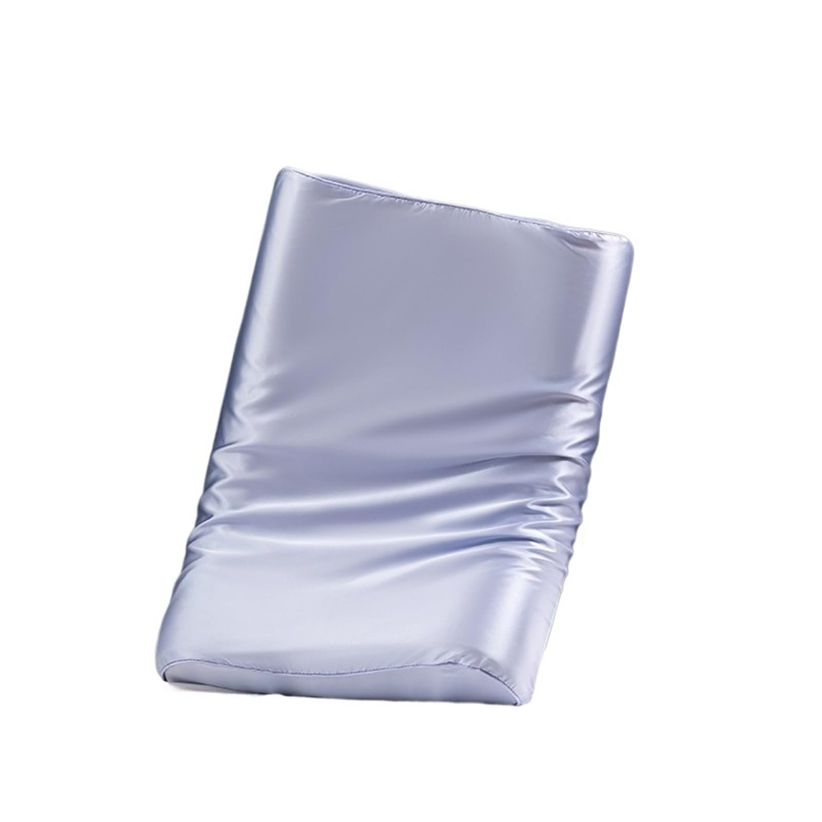 Taie d'oreiller en satin de soie mauve 30x50 idéale pour sublimer le salon