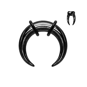 正規品 DimMoire Piercing肋骨BIG T Black Amazon.com: Luxe Modz 316L Surgical Steel PVD Black Pincher