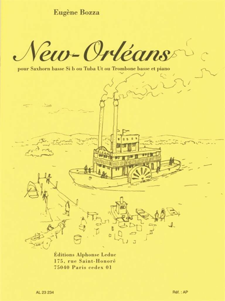 Eugene bozza - new-orleans pour saxhorn basse (ou tuba, ou trombonne basse) et piano