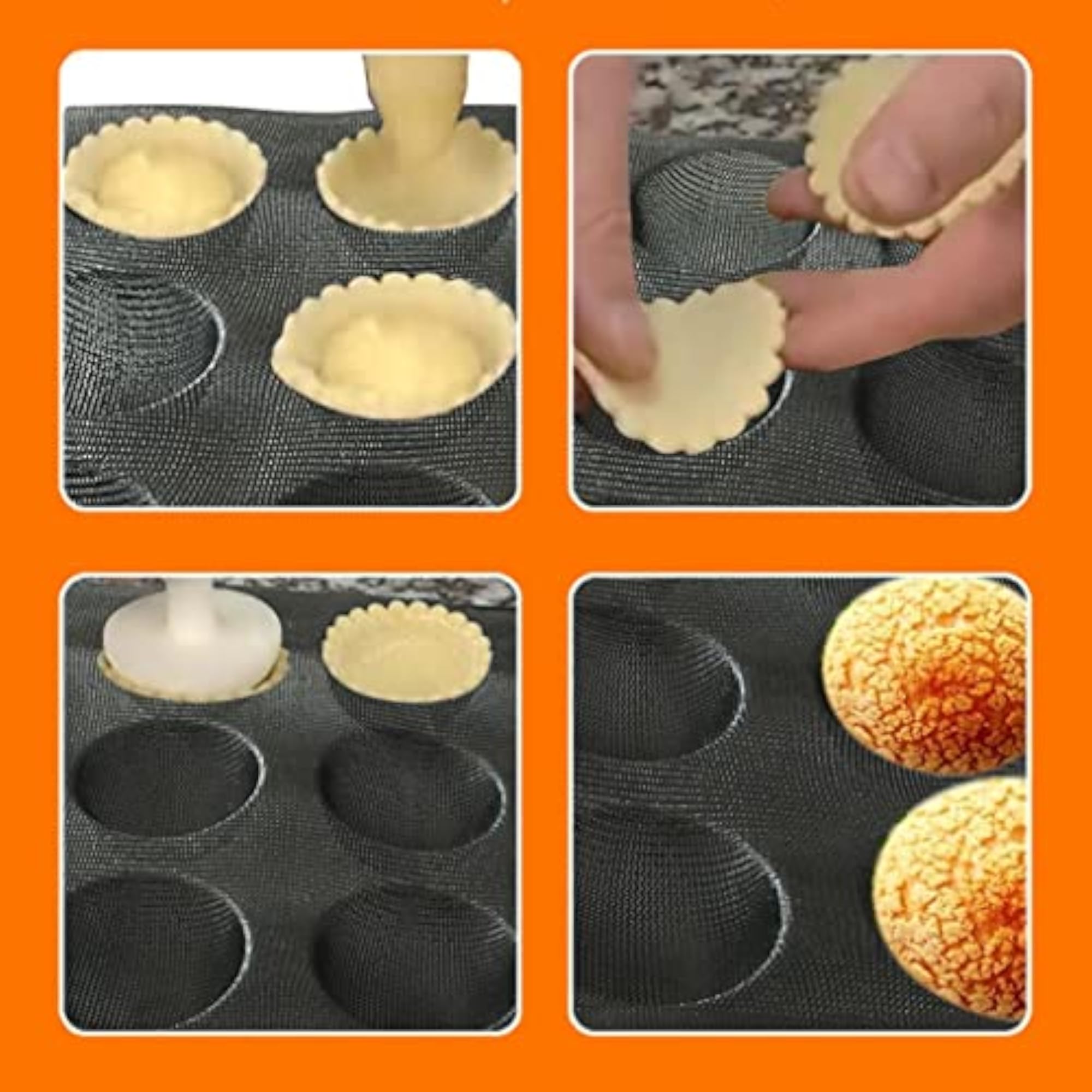 Silicone Bun Bread Form for Baking