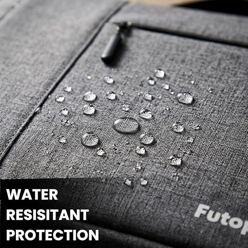 Image of Futopia Laptop Sleeve Bag 15.6-16 Inch with Handle, Padded Interior, Water Resistant Case & Shockproof Protective Cover, Compatible for Laptop & Notebook for Office, College & Travel (Gray)