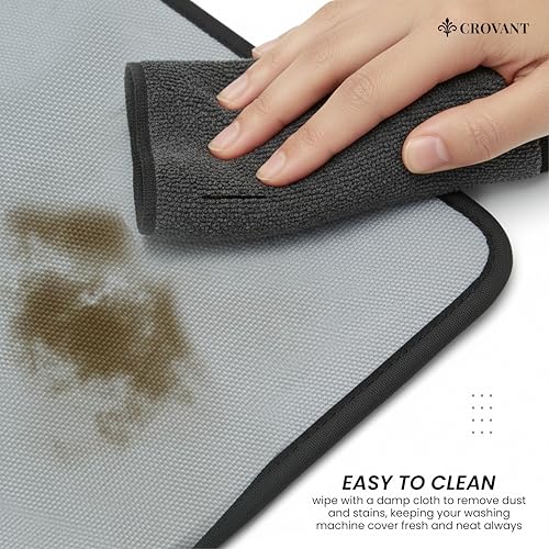 Image of Premium PVC-Coated Washing Machine Cover for Front Load | Compatible with IFB | Waterproof & Dustproof | Fits 6-8 Kg | Size: 63 x 63 x 81 cm (Silver Grey)