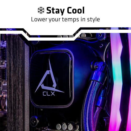 Image of CLX Set Gaming PC - Intel Core Ultra 7 270K Plus 3.7GHz, GeForce RTX 5080, 2TB NVMe M.2 SSD, 64GB DDR5 RGB Memory, 360mm AIO, WiFi, Windows 11 Home, Black