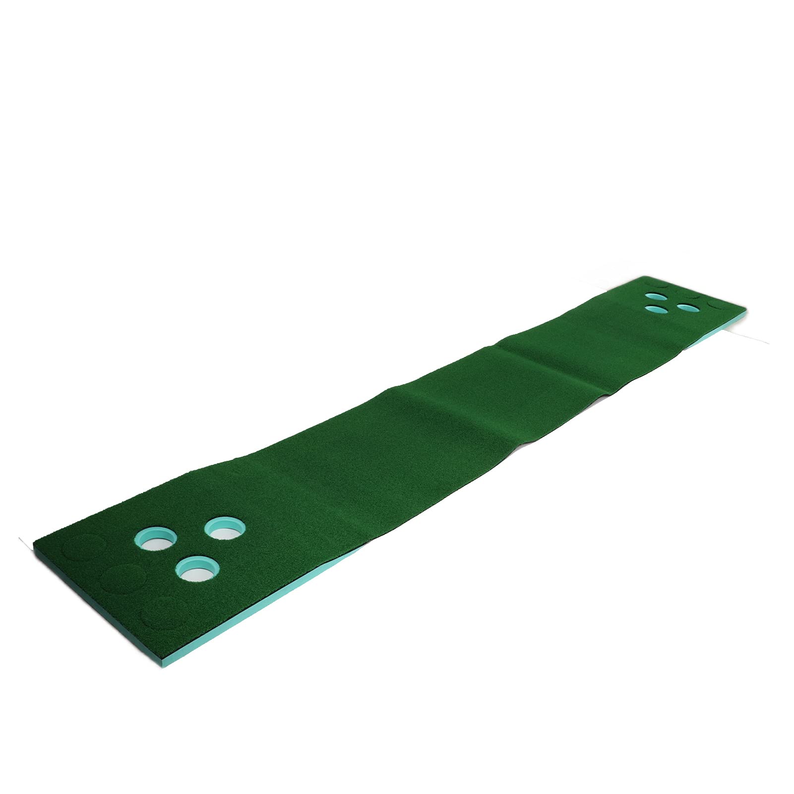 Bediffer -Putting-Spielset mit Lustigem Design, 12-Loch-Abdeckungen für Familienunterhaltung, Drinnen und Draußen, Matte