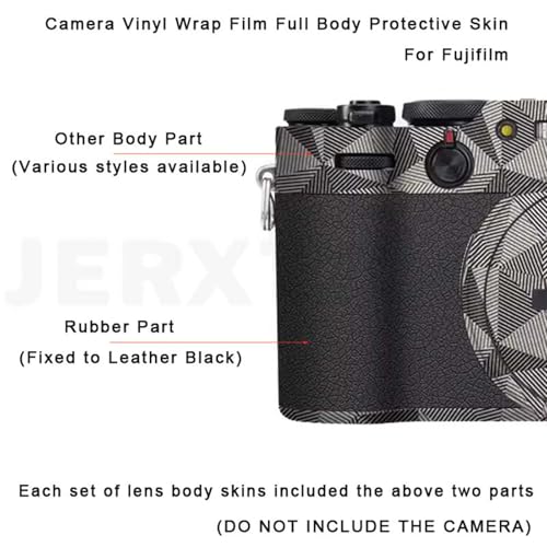 Film de protection en vinyle premium pour Fujifilm X100V noir mat