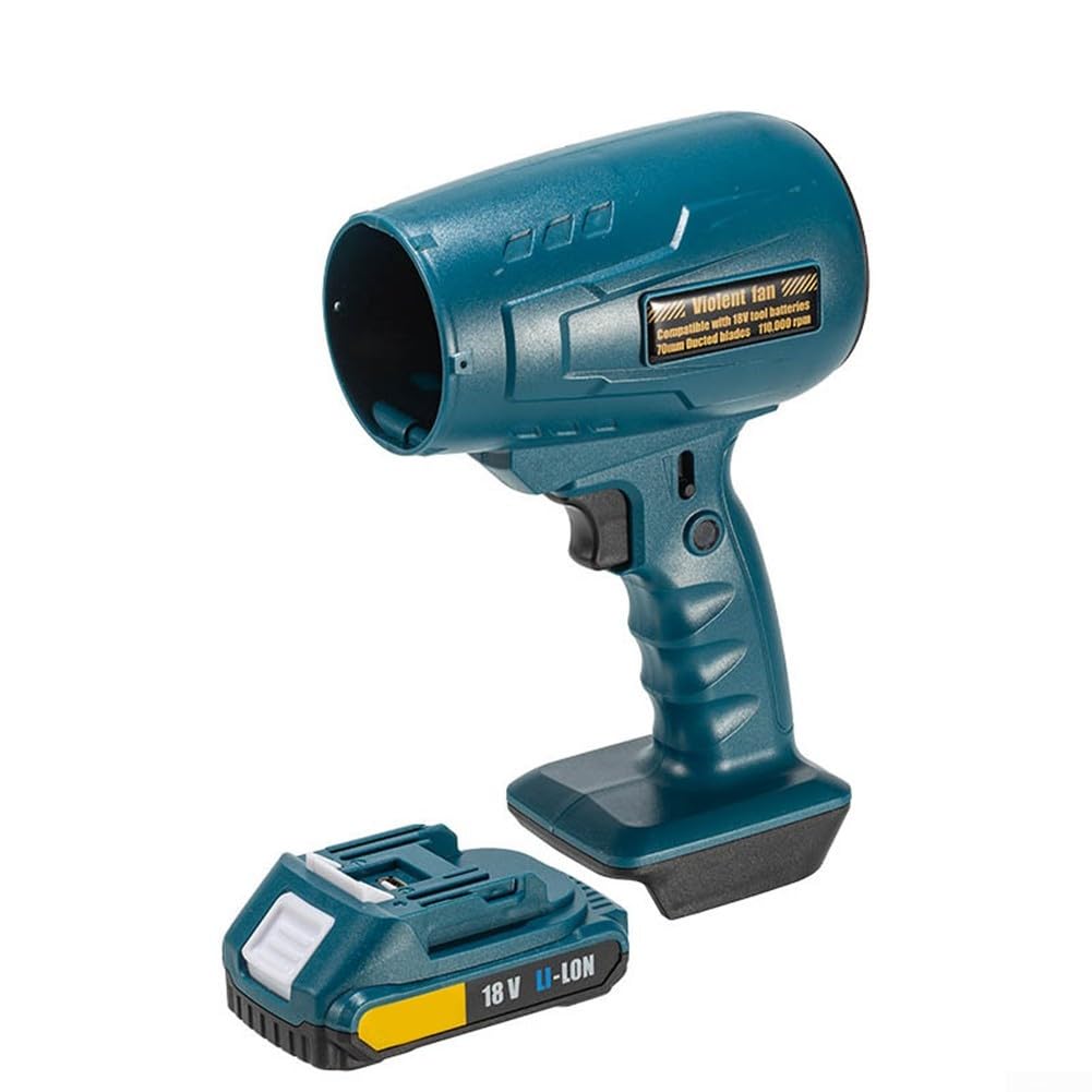 Ventilador turbo inalámbrico ideal para lavar el coche, quitar el polvo del teclado y eliminar los desechos de las superficies,Batería incorporada