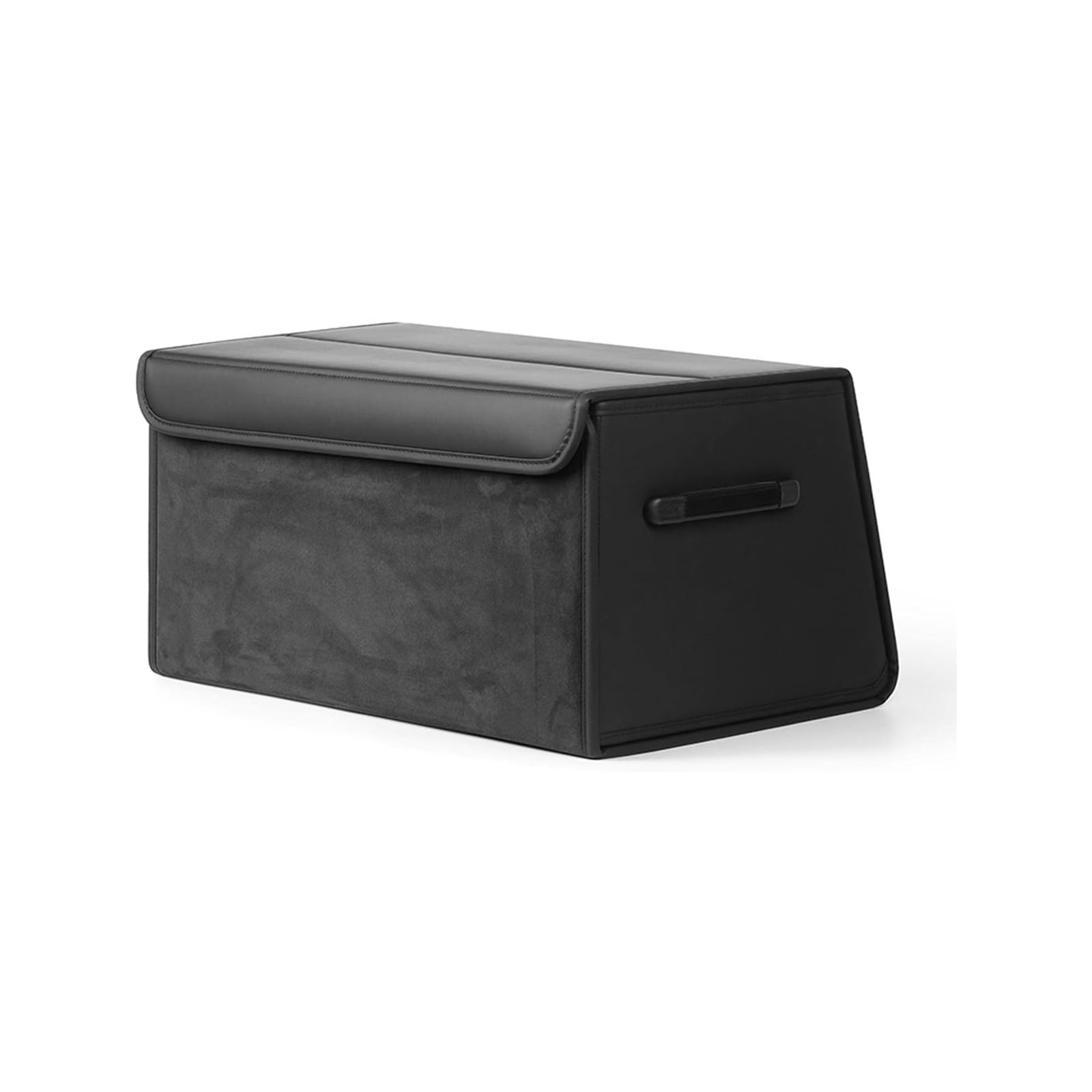 Dfrywdgsey Black Multipurpose Car Trunk Storage Organizer With Lid(Black)