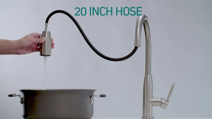 Amazon.com: Peerless Single-Handle Kitchen Sink Faucet with Pull