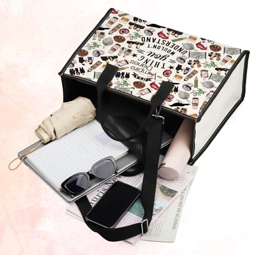 BWWKTOP Vampire Merch tote bag The Diaries Fans Gift It's A Vampire Thing Vampire Crossbody Shoulder Bag2