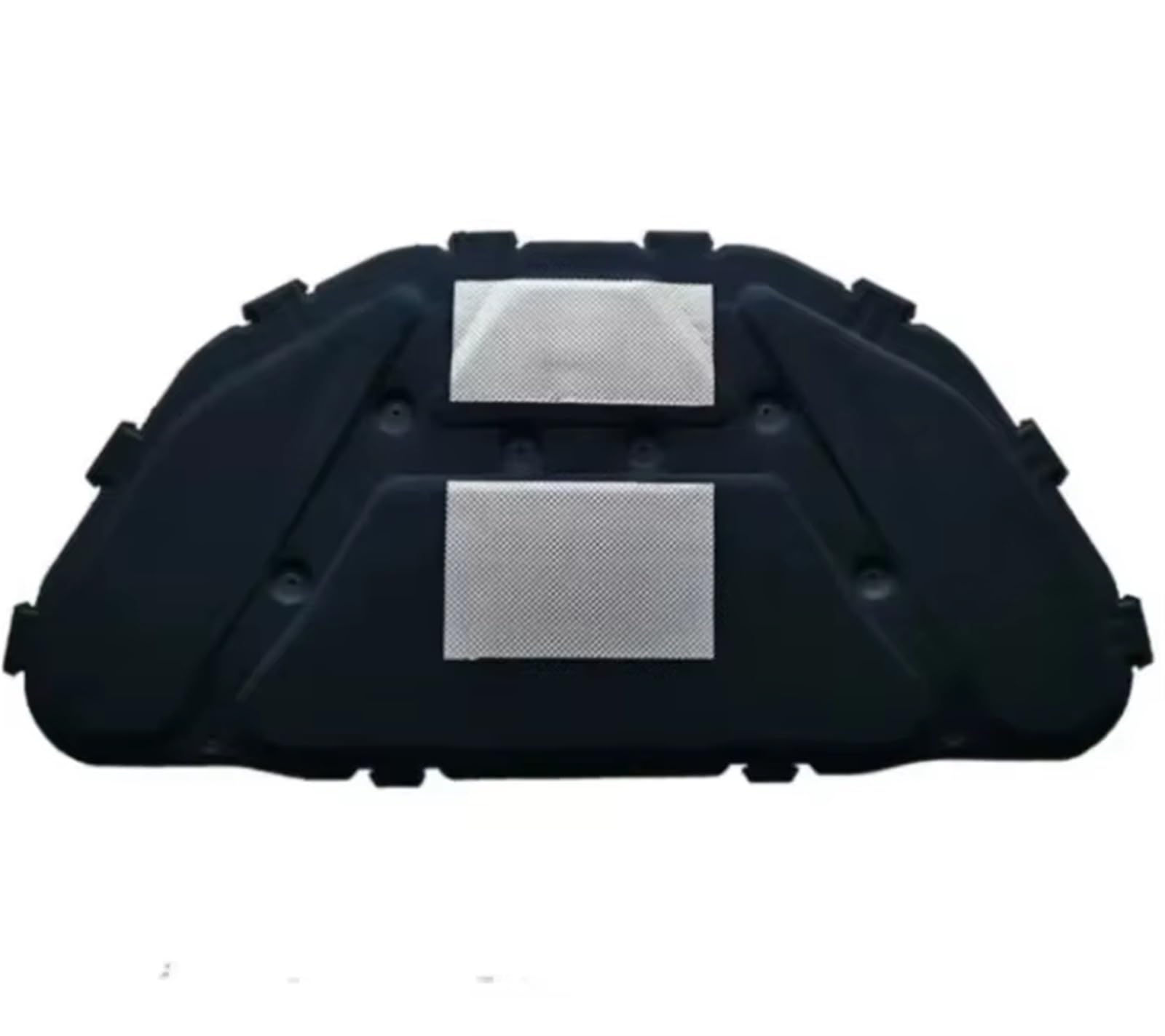 Eshgtuo 2 Pieces Of Aluminum Car Bonnet Insulation Mat For Bmw For X1 For E84 2010-2015 Hood Engine Soundproof Insulation Pad Engine Insulations Mats(2 Pieces Of Aluminum)