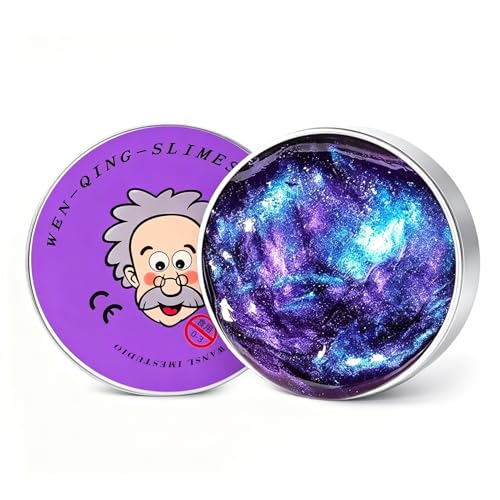 Intelligente Knete Magische Putty Inteligenteknete Violett Zauberknete Therapieknete Stressball Ersatz DIY Spielzeug Geschenke zur Angst und Stressbewältigung