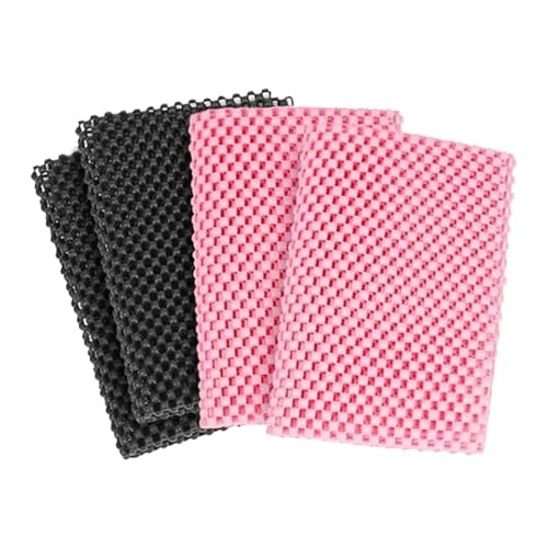 PETSOLA 4 Piezas Pilates Reformer Nonslip Mat Tapete Antideslizante Plegable PVC para Entrenamiento Fitness Fácil de Adecuado para Estudio Pr