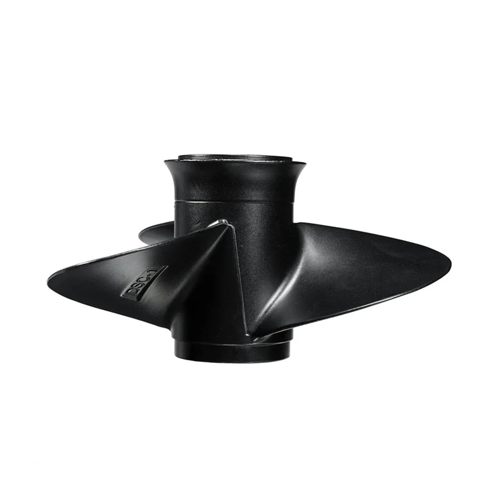 Hélice fueraborda Universal 58100-93723-019 Adecuada for 8-20p 9 1/4X9 aleación de Aluminio 3 Palas Negro 10 Dientes estriados