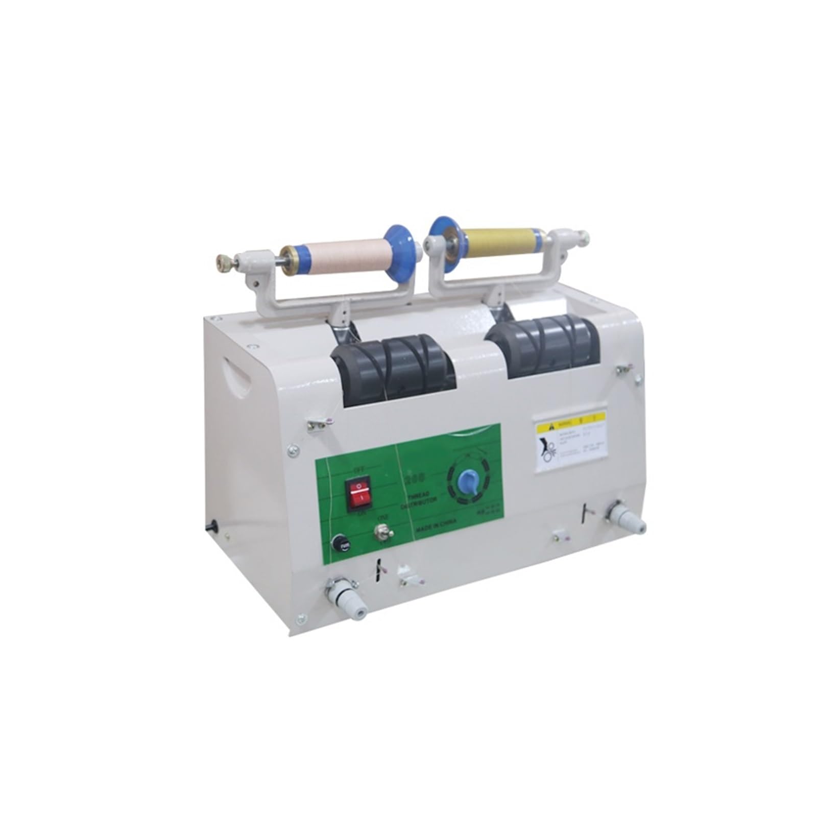 Máquina rebobinadora de bobinado divisor de doble cabezal, máquina rebobinadora de bobinado divisor de hilo de bordar de hilo de coser GC-20S
