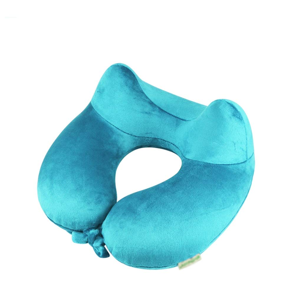 Oreiller en U gonflable contre les douleurs de nuque en voyage MMD