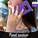 FYY Designed for Samsung Galaxy S8 Case, PU Leather Wallet Phone Case with Card Holder Flip Protective Case Cover [Kickstand Feature][Wrist Strap] for Samsung Galaxy S8 Purple