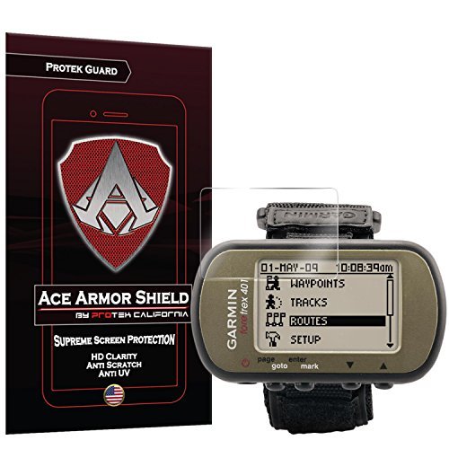 Ace Armor Shield Protek Guard (2 Pack) Screen Protector For Thegarmin Foretrex 401 With Free Lifetime Replacement Warranty #TOP3