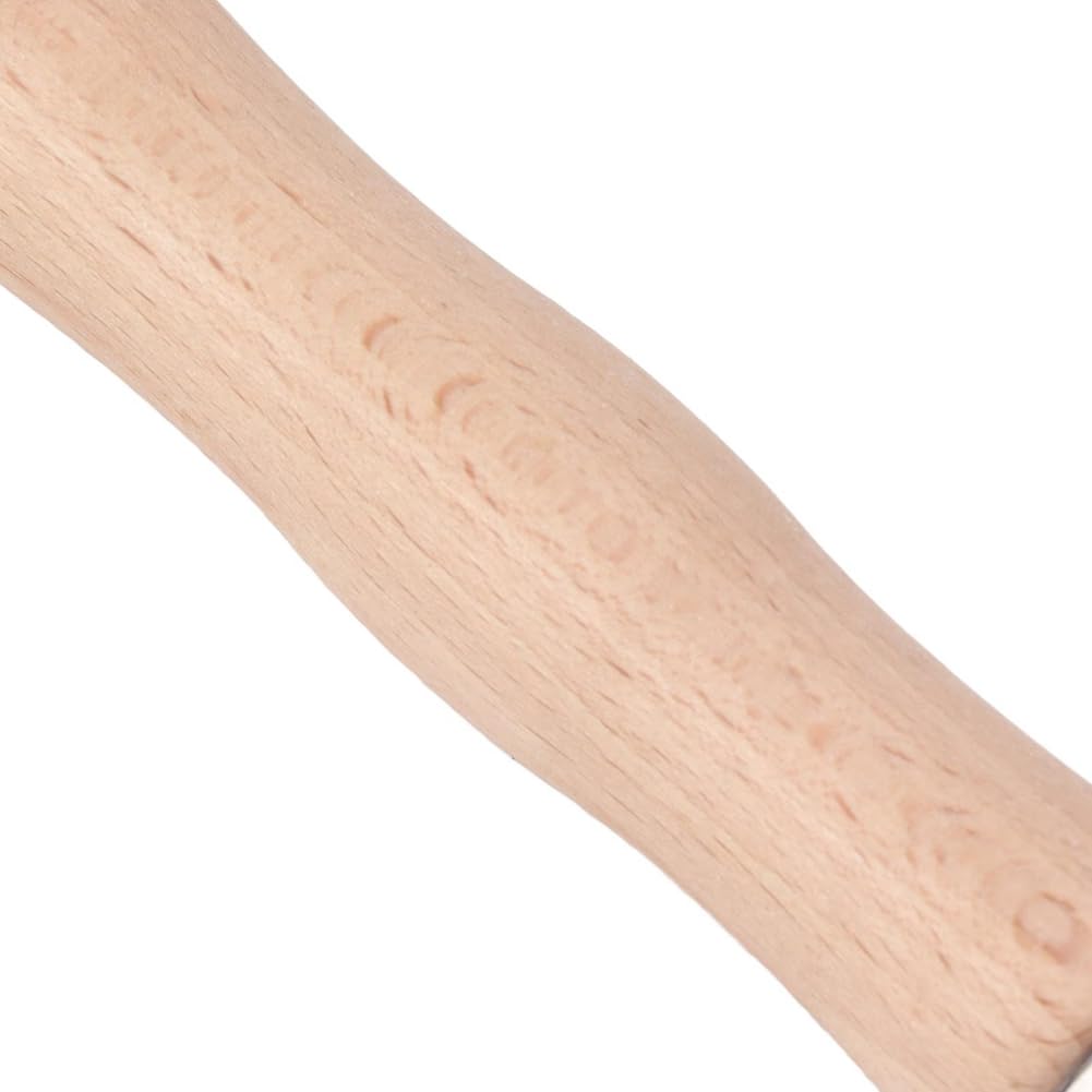 Rouleau de Couture de Papier Peint de 40 mm en Acier, Poignée en Bois Rouleau de Couture en Silicone Roue en Laiton à Double Usage pour le Soudage Du PVC B Facile à Transporter