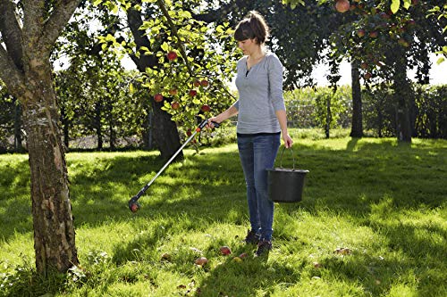 Gardena Greifer: Greifzange mit Pickspieß für rückenschonendes Aufsammeln von Fallobst oder Abfällen, für Links- und Rechtshänder, rostfrei (3567-20)