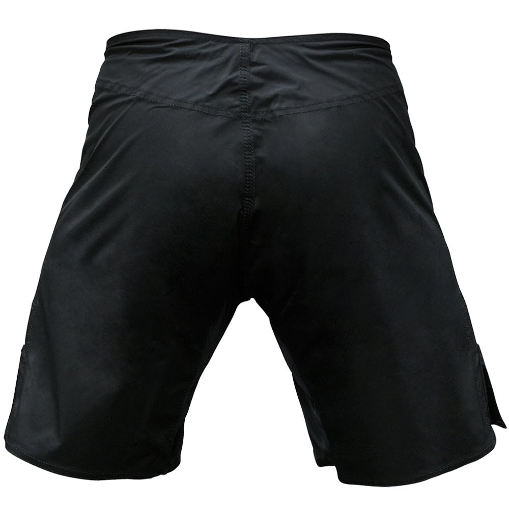 Meister Elite Flex Fighter Boardshorts für MMA Training und Gym Workouts - Blank No Logo